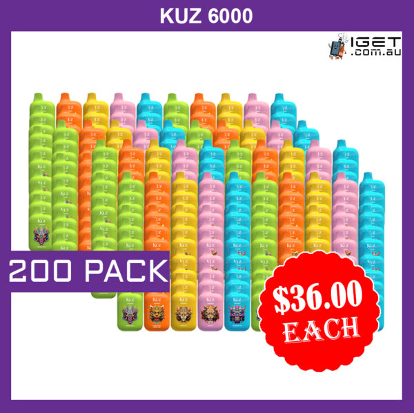 KUZ – 6000 PUFFS – 200 PACK