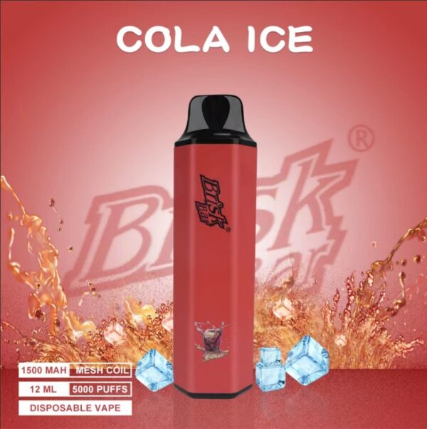 BRISK BAR COLA ICE – 5000 PUFFS