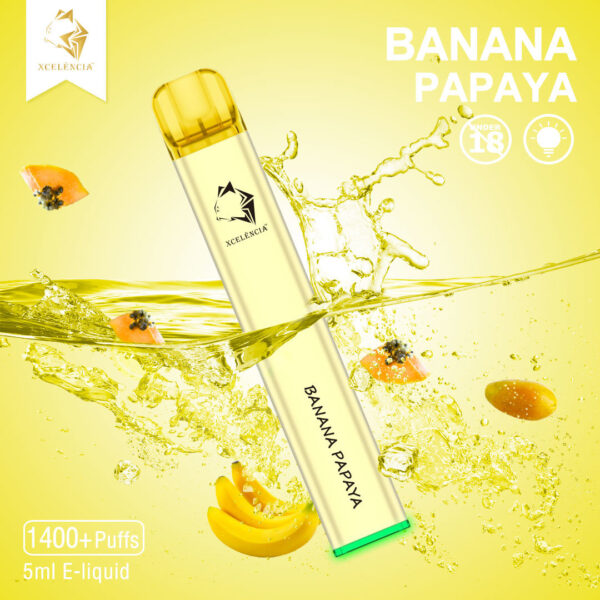 GUNNPOD BANANA PAPAYA – 1400 PUFFS