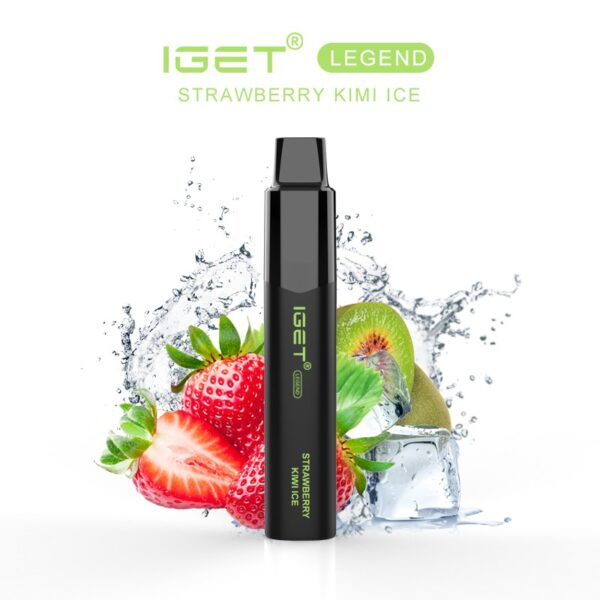 IGET LEGEND STRAWBERRY KIWI ICE – 4000 PUFFS