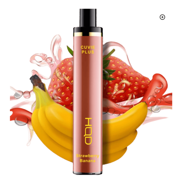 HQD CUVIE PLUS STRAWBERRY BANANA – 1200 PUFFS