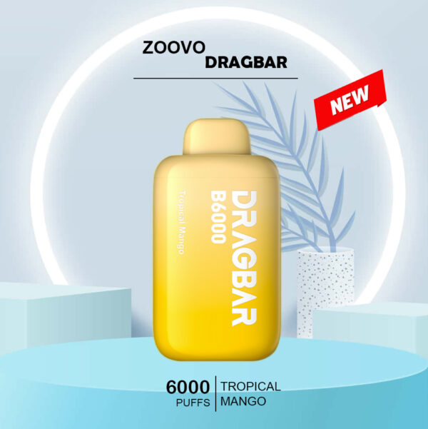 Zoovoo Dragbar Tropical Mango – 6000 Puffs