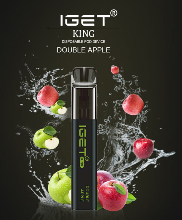 IGET KING DOUBLE APPLE – 2600 PUFFS