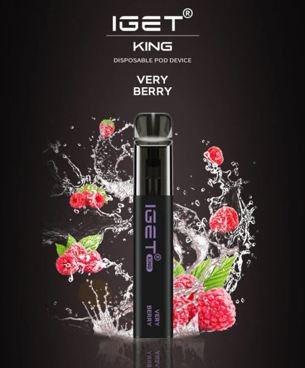 IGET KING VERY BERRY – 2600 PUFFS